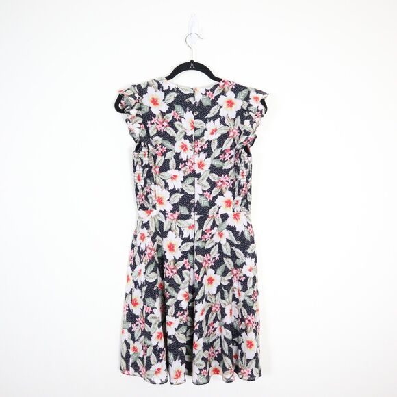 Rebecca Taylor Size 2 Silk Kamea Fleur Mini Dress Floral Print - Picture 10 of 12